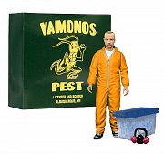 Breaking Bad Deluxe akční figurka  Jesse Pinkman in Orange Hazmat Suit heo Exclusive 15 cm