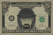 Breaking Bad plakát  Pack Heisenberg Dollar 61 x 91 cm (5)
