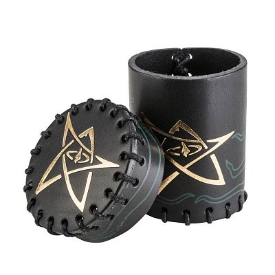 Call of Cthulhu Dice Cup black & green-golden