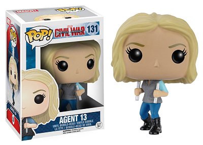 Captain America Civil War POP! Vinyl Bobble-Head Agent 13 10 cm