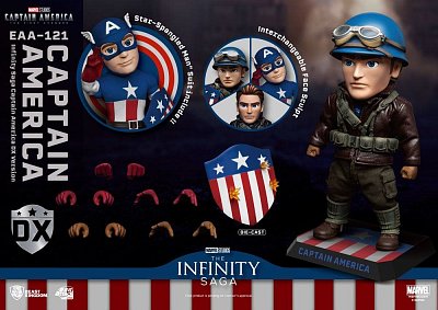 Captain America: The First Avenger Egg Attack Action Action Figure Captain America DX Version 17 cm