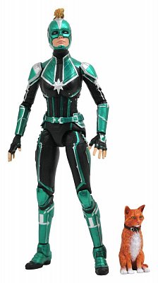 Captain Marvel Marvel Select Action Figure Captain Marvel Starforce Uniform 18 cm --- DAMAGED PACKAGING