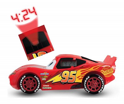 Cars 3 Alarm Clock with Projector Lightning McQueen
