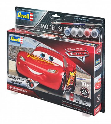 Cars Easy-Click Model Kit 1/24 Lightning McQueen 17 cm