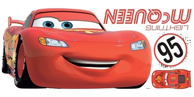 Cars Giant Vinyl Wall Decal Set Lightning McQueen Number 95