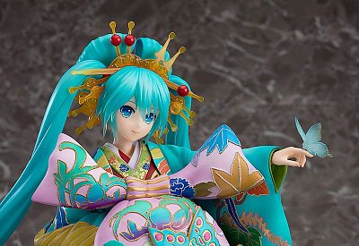 Character Vocal Series 01 Statue 1/7 Hatsune Miku Chokabuki Kuruwa Kotoba Awase Kagami Ver. 30 cm --- DAMAGED PACKAGING