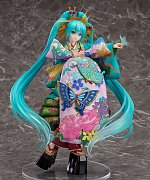Character Vocal Series 01 Statue 1/7 Hatsune Miku Chokabuki Kuruwa Kotoba Awase Kagami Ver. 30 cm --- DAMAGED PACKAGING