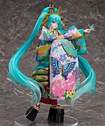 Character Vocal Series 01 Statue 1/7 Hatsune Miku Chokabuki Kuruwa Kotoba Awase Kagami Ver. 30 cm --- DAMAGED PACKAGING