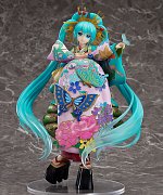 Character Vocal Series 01 Statue 1/7 Hatsune Miku Chokabuki Kuruwa Kotoba Awase Kagami Ver. 30 cm --- DAMAGED PACKAGING