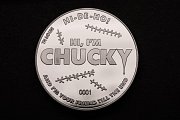 Child\'s Play Collectable Coin 25th Anniversary Chucky (silver plated)