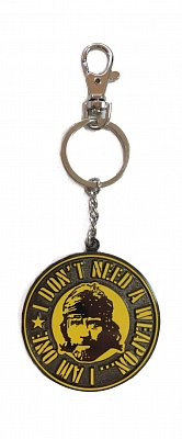 Chuck Norris Metal Keychain Missing In Action