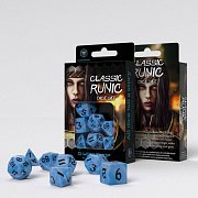 Classic RPG Runic Dice Set glacier & black (7)