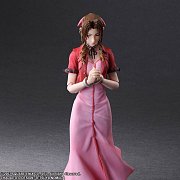 Crisis Core Final Fantasy VII Play Arts Kai Action Figure Aerith Gainsborough 25 cm