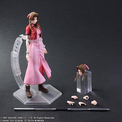 Crisis Core Final Fantasy VII Play Arts Kai Action Figure Aerith Gainsborough 25 cm