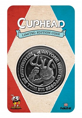 Cuphead Collectable Coin The Devil, Cuphead & Mugman Limited Edition