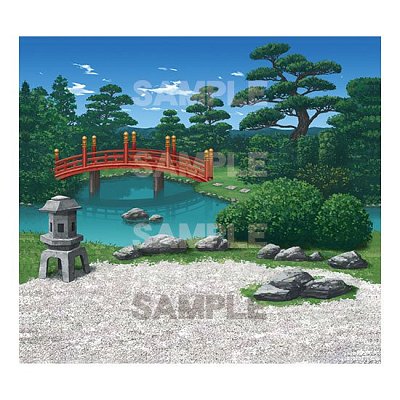 Custom Stage for Nendoroid and Figma Figures Seaside & Japanese Garden