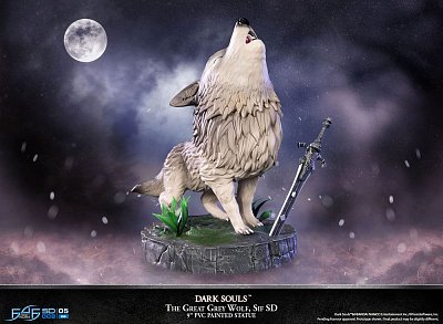 Dark Souls PVC SD Socha Velký šedý vlk Sif 22 cm - Poškozený obal