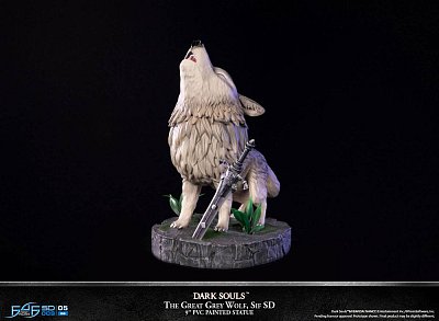 Dark Souls PVC SD Socha Velký šedý vlk Sif 22 cm - Poškozený obal