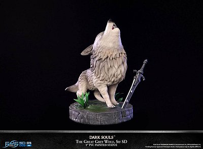 Dark Souls PVC SD Socha Velký šedý vlk Sif 22 cm - Poškozený obal