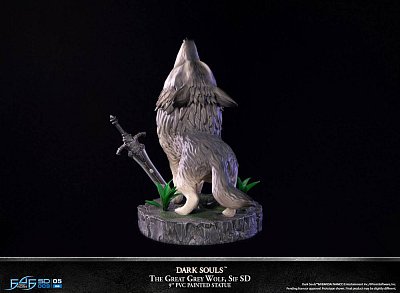 Dark Souls PVC SD Socha Velký šedý vlk Sif 22 cm - Poškozený obal