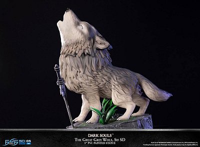 Dark Souls PVC SD Socha Velký šedý vlk Sif 22 cm - Poškozený obal