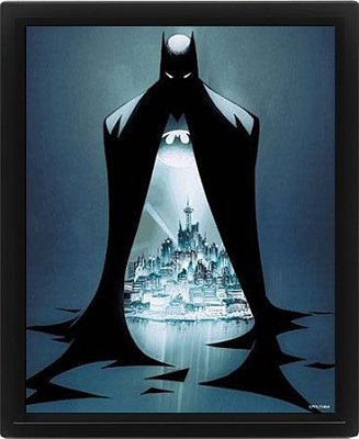 DC Comics 3D Effect Poster Pack Batman Gotham Protector 26 x 20 cm (3)