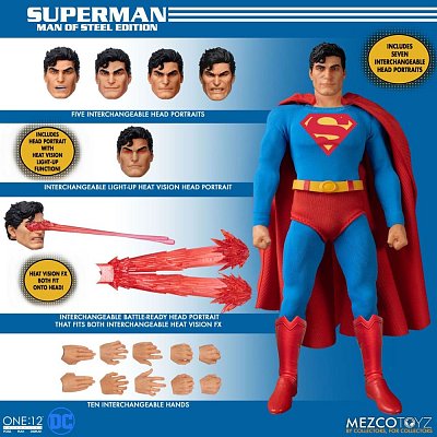 DC Comics Action Figure 1/12 Superman - Man of Steel Edition 16 cm