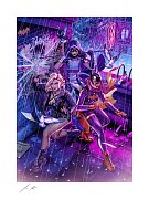 DC Comics Umělecká reprodukce Birds of Prey od Johna Keaveneyho 46 x 61 cm - nerámováno