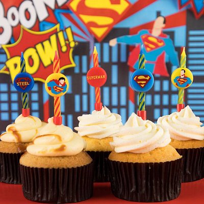 DC Comics Birthday Candle 10-Pack Superman