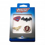 DC Comics Collectors Pins 4-Pack Justice League