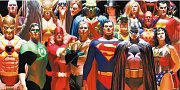 DC Comics Glass Poster Justice League 60 x 30 cm