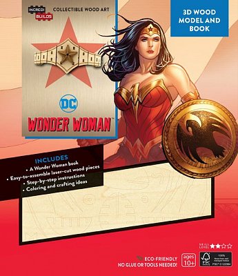 DC Comics IncrediBuilds 3D Wood Model Kit Wonder Woman Tiara