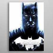 DC Comics Metal Poster Batman Light Absorption Heart of Gotham 32 x 45 cm