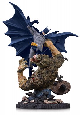 DC Comics Mini Battle Statue Batman vs. Killer Croc 21 cm --- DAMAGED PACKAGING