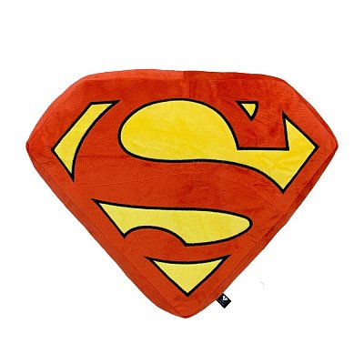 DC Comics Plush Cushion Superman Logo 35 x 35 cm