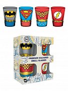 DC Comics Premium Shotglass 4-Pack Costumes