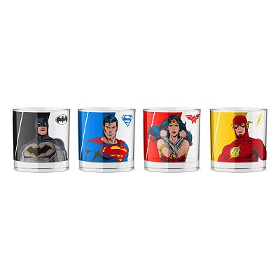 DC Comics Shotglass 4-balení