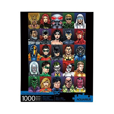 Tváře puzzle DC Comics (1000 dílků)