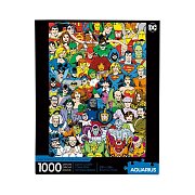 Retro obsazení puzzle DC Comics (1000 dílků)