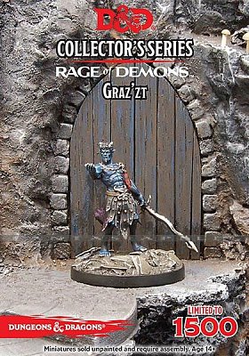D&D Collectors Series Miniatures Unpainted Miniature Out of the Abyss Demon Lord Graz\'zt