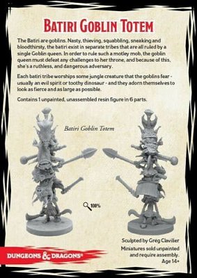 D&D Collectors Series Miniatures Unpainted Miniature Tomb of Annihilation Batiri Goblin Totem