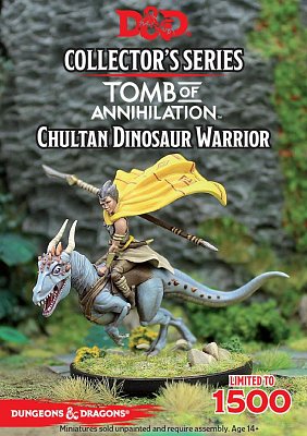 D&D Collectors Series Miniatures Unpainted Miniature Tomb of Annihilation Chultan Dinosaur Warrior