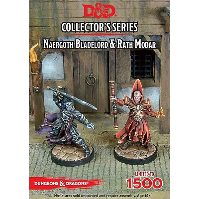 D&D Collectors Series Miniatures Unpainted Miniatures Naergoth Bladelord & Rath Modar