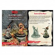D&D Collectors Series Miniatures Unpainted Miniatures Vanifer & Fire Priest