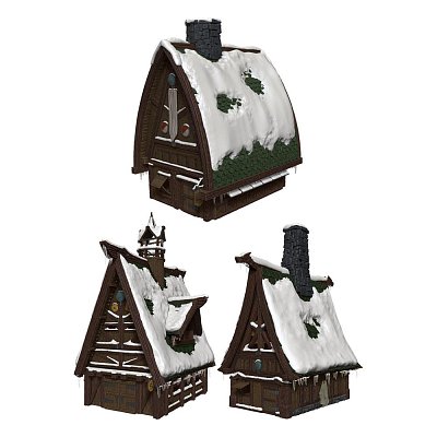 D&D Icons of the Realms Icewind Dale: Rime of the Frostmaiden Papercraft Set deset měst