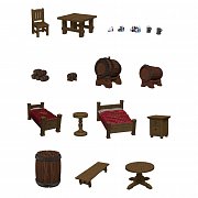 Předmalované miniatury D&D Icons of the Realms The Yawning Portal Inn – Postele a láhve