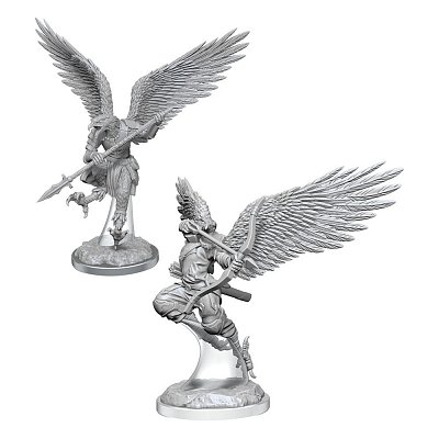 D&D Nolzur's Marvelous Miniatures Nenabarvené miniatury 2 balíčky Aarakocra Fighters Case (2)