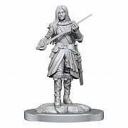 D&D Nolzur's Marvelous Miniatures Unpainted Miniatures 2-balení Half-elf Rogue Female Case (4)