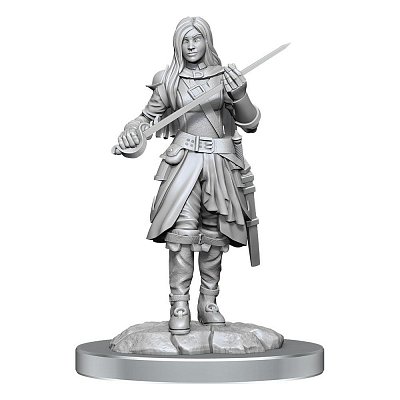 D&D Nolzur's Marvelous Miniatures Unpainted Miniatures 2-balení Half-elf Rogue Female Case (4)