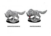 D&D Nolzur\'s Marvelous Miniatures Unpainted Miniatures Winter Wolf Case (6)